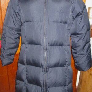 Baby Phat Puffer Long Jacket with Hood - Size M/M - Navy - EUC
